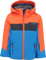 jongens Jas Ziener blauw met oranje jongens ski jas Afuro met 10.000mm waterkolom 4052928651440