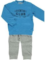 jongens Kledingset Dirkje babykleding 2-delig setje adventure blauw maat 86 8719052262268