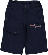 jongens Korte broek Blue Seven jongenskleding - Donkerblauwe bermuda broek  met verstelbare taille - 83243(101) - maat 98 7081015111663