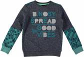 jongens Broek B.Nosy sweater Good Vibes Navy Pixel maat: 110/116 8718783067630