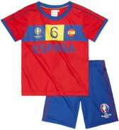jongens Korte broek UEFA-EURO-2016--T-shirt-en-bermuda-rood-maat-104 4056085746933