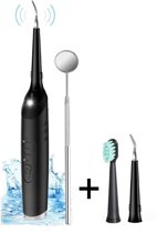 Tandsteen verwijderaar - Tandplak verwijderaar - Elektrisch tandsteen en tandplak verwijderen - Elektrisch poetsen - Zwart  - Elektrische tandenborstel