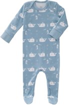 jongens Boxpak Baby pyjama Met Voet Walvis - Blauw 8718754232722