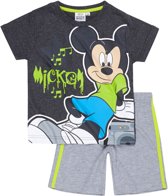 jongens Korte broek Disney-Mickey-T-shirt-en-bermuda-grijs-maat-110 4056085725334