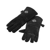 GEFU Lederen BBQ handschoen - Veloursleer - Zwart - Set van 2
