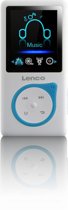 Lenco Xemio-657 - MP3 speler - 4GB - Blauw/wit