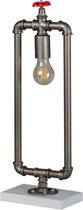 ETH - tafellamp - Fire Hose - 56 cm - Vintage Zilver