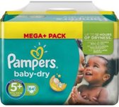 Pampers Baby Dry maat  5+ - 84 luiers