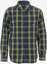 jongens Blouse Tiffosi-jongens-overhemd/blouse Fluo-kleur: geel/blauw-maat 116-WINTER 16/17 5604007917177