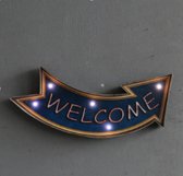 Retro-Led-Sign Welcome