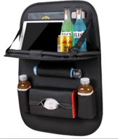 Autostoel organizer met tablethouder – Baby Auto organizer – auto organizer – Geschikt voor elke maat iPad / Android - zwart