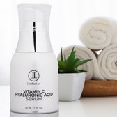 Vitamine C serum met Hyaluronzuur en Aloë Vera in airless pump fles - Hydraterend Anti Aging Anti Rimpel gezicht serum - Anti Acne