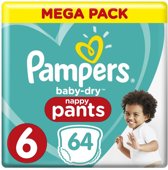 Pampers Baby Dry Pants - Maat 6 - Mega Pack - 64 luierbroekjes