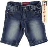 jongens Korte broek Blue Rebel Jongens Jeans short CARPENTER pure indigo - Blauw - Maat 98 8717533203878