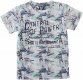 jongens Kledingset Dirkje t-shirt Control of Power mint green maat 116 8719052406013