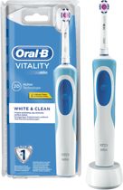 Oral-B  Vitality White & Clean - Elektrische Tandenborstel - Wit, blauw