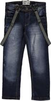 jongens Broek Losan jongenskleding - Jeans met  bretels - Maat 116 8433030125993