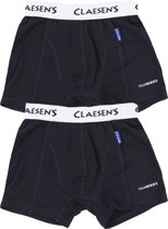jongens Onderbroek Claesen's Jongens Boxershorts 2-PACK - Donkerblauw - Maat 128/134 8717753152758
