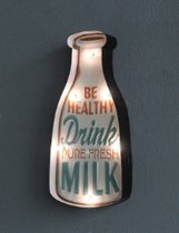 Retro Led Sign Drink Milk