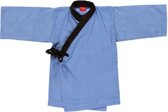 jongens Blouse Lucky Wang NY Jongens Kimono Blauw Ribcord ls - LW40 - Maat 80 7091023931283