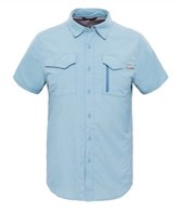 jongens Blouse THE NORTH FACE M SEQUOIA SHIRT S/S - FADED DENIM 637439375029