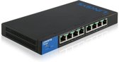 Linksys LGS308MP-EU netwerk-switch Gigabit Ethernet (10/100/1000) Zwart Power over Ethernet (PoE)