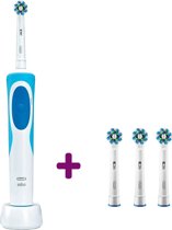 Oral-B PRO Vitality Cross Action - Elektrische tandenborstel - 3 extra opzetborstels