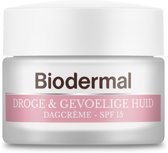 Biodermal Droge & gevoelige huid Dagcrème - 50ml - Hydrateert en herstel