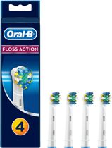 Oral-B Floss Action - Opzetborstels - 4 stuks - Wit
