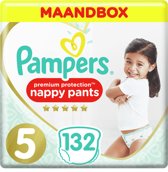 Pampers Premium Protection Pants Luierbroekjes - Maat 5 (12-17 kg) - 132 stuks - Maandbox