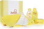 Zwitsal Geschenkset Voor de verzorging van je baby Snoozebaby Met luxe Snoozebaby badcape - Cadeaupakket