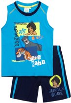jongens Korte broek Disney-The-Jungle-Book-T-shirt-en-bermuda-blauw-maat-140 4056085736057