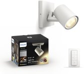 Philips Hue - Runner - White Ambiance - opbouwspot - 1 lichtpunt - wit - incl DIM switch