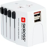 Skross Reisstekker  World Travel Adapter MUV USB