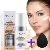 TLM Foundation® + Beauty Blender - Kleurveranderende Liquid Foundation - Color Changing Foundation