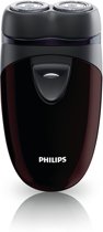 Philips PQ206 Scheerapparaat - Shaver - Compact elektrisch scheren - Draadloos - Werkt op batterijen - Compact - Lichtgewicht - Perfect voor op vakantie - Draagbaar - Pocket formaat