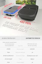 Sportstech Germany trilplaat VP300 - Bluetooth - 2x1000 Watt vermogen