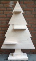 houten kerstboom wit steigerhout 90cm