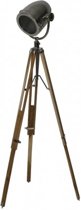 Light & Living Vloerlamp Driepoot BOTHA H110-170 cm - naturel hout-staal