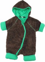 jongens Kledingset Pippi Jongens Babykleding Teddy winterpak  - Bruin - Maat 56 5704617932833