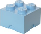 Lego Storage Brick 4 - 25 cm x 25 cm x 18 cm - Licht Blauw
