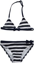 thumbnail Losan Meisjes Zwemkleding Bikini Blauw wit gestreept - Maat 104