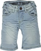 jongens Broek Tumble 'N Dry Jongens Jeans short - Blauw - Maat 98 8719047072445
