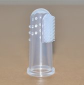 Baby tandenborstel kindertandenborstel op vinger siliconen