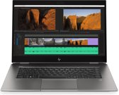 HP ZBook Studio G5 Zilver Mobiel werkstation 39,6 cm (15.6'') 3840 x 2160 Pixels Intel® 8de generatie Core™ i7 16 GB DDR4-SDRAM 512 GB SSD NVIDIA® Quadro® P1000 Wi-Fi 5 (802.11ac) Windows 10 Pro