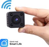Eyzo Full HD 1080P Hoge Kwaliteit Mini Spy Camera | Bekijk de beelden van de verborgen beveiligingscamera live op uw Smartphone, Tablet en/of PC | Eigenschappen: Extra Compact WIFI Verbinding, Duaal Audio Kanaal, Infrarood.