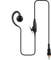 Portofoon headset voor Motorola CLP446 / CLK446 met tot 3x sterkere Gevlochten Nylon Kabel