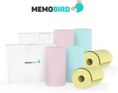 Memobird® 6x Gekleurd Print Papier – Memo -Blauw – Geel – Roze