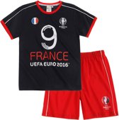 jongens Korte broek UEFA-EURO-2016--T-shirt-en-bermuda-rood-maat-104 4056085743246