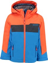 jongens Jas Ziener blauw met oranje jongens ski jas Afuro met 10.000mm waterkolom 4052928651433